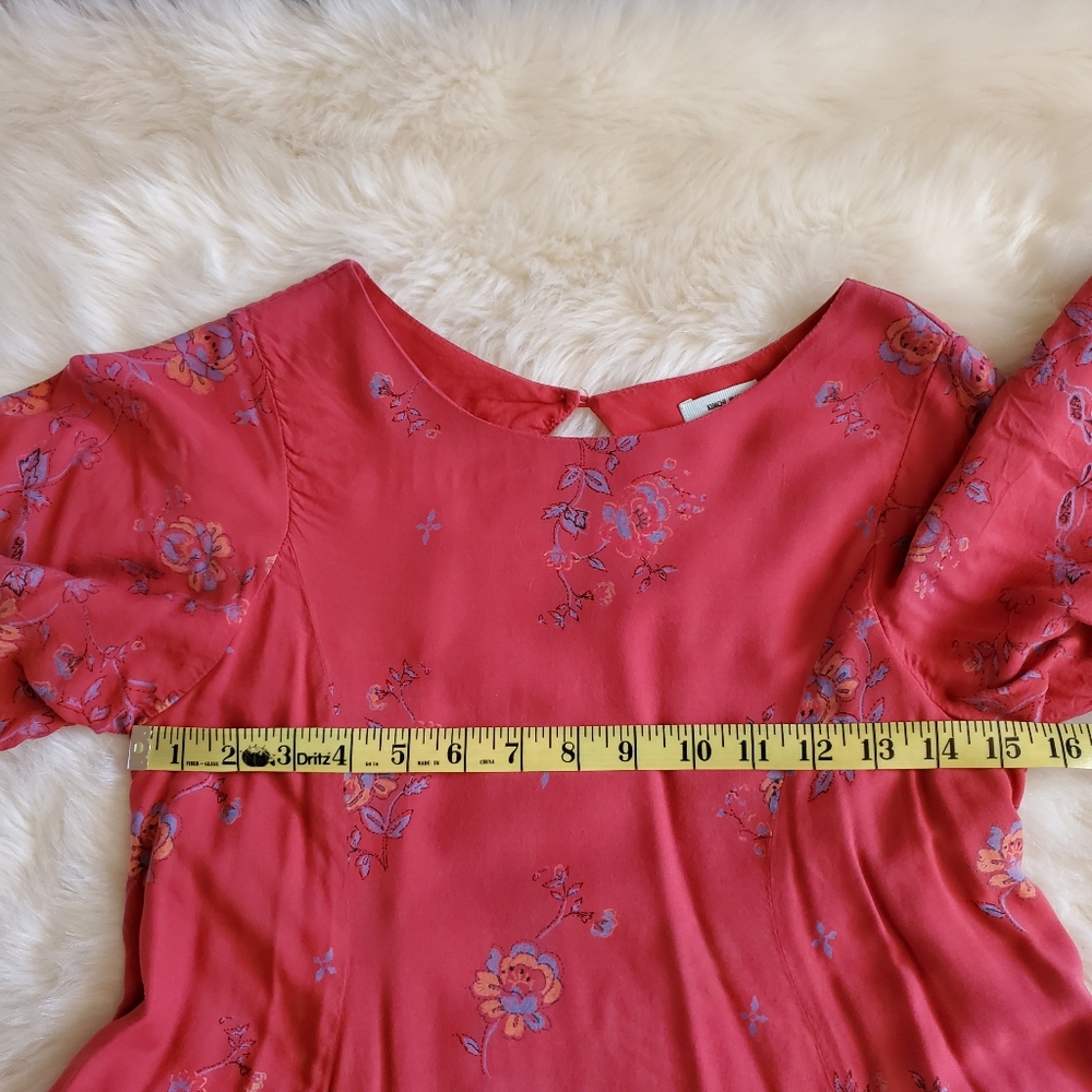 Urban Outfitters Kimchi Blue Floral Fields Dress Size Small - Picture 9 of 11